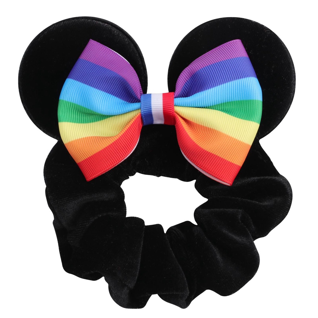 DISNEY Ns2 Dây Cột Tóc Đính Kim Sa Hình Mickey Minnie Dành Cho Bé Gái Chủ Đề Tiệc Tùng Công Viên Dự Tiệc Tùng