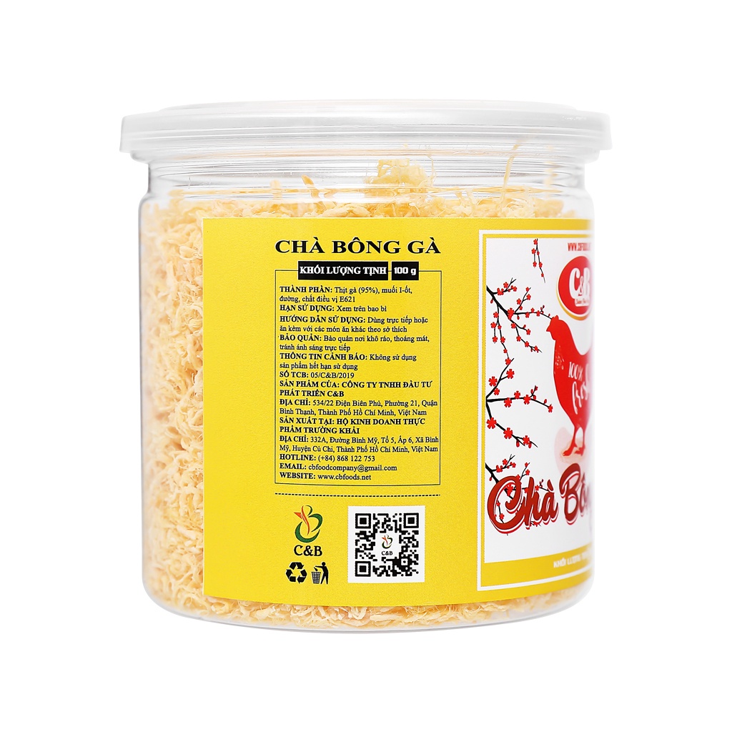 Chà Bông Gà  C&B - Hộp 100G