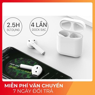 [ GIÁ HUỶ DIỆT] Tai Nghe Bluetooth 5.0 i12 TWS [CẢM ỨNG VÂN TAY] (Màu trắng)