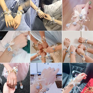 Vòng Hoa Đeo Cổ Tay Cho Phù Dâu