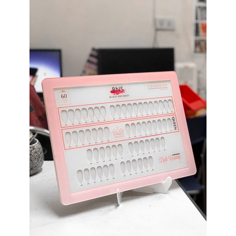 BẢNG GẮN MÓNG MẪU 60 MÀU BNS