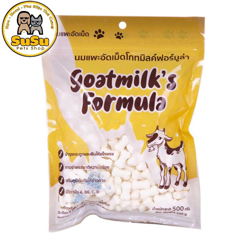 Xương Kẹo Sữa Dê Cô Đặc Goatmilk's Formula Cho Chó (Nhập khẩu Thái Lan)