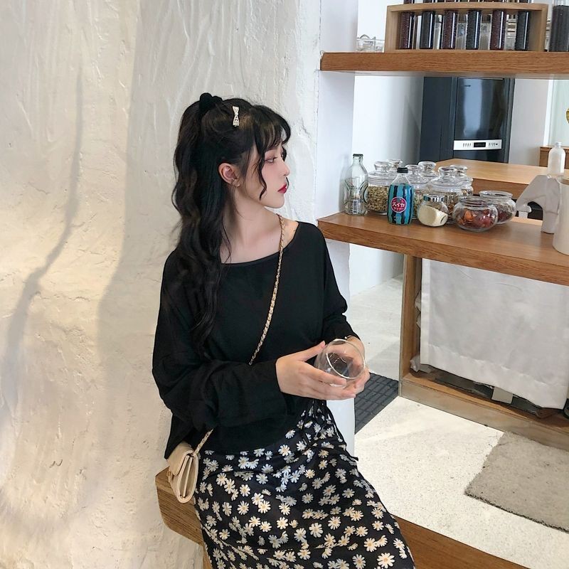 Chân Chân Váy Chữ A Lưng Cao Họa Tiết Hoa Cúc Nhỏ Thời Trang Hàn Quốc 2020 Cho Nữ | BigBuy360 - bigbuy360.vn