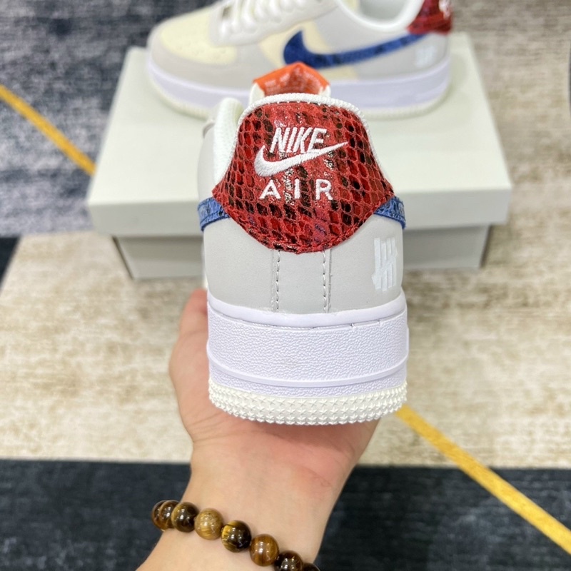 Giày_Thể Thao Nam Nữ Air Force 1 da lộn Low SP Undefeated Ballistic Dunk, AF1 Vàng Chanh Cực Hot SC tặng box bảo vệ