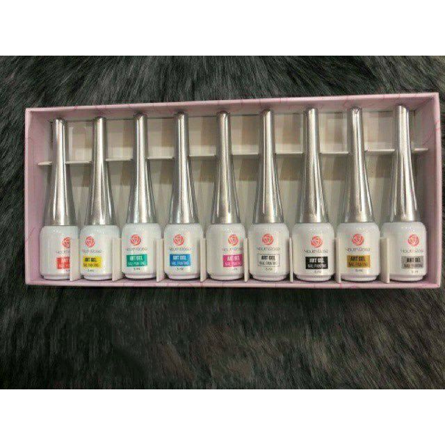 Gel cọ vẽ nét hoa hồng Thiên Di Nail