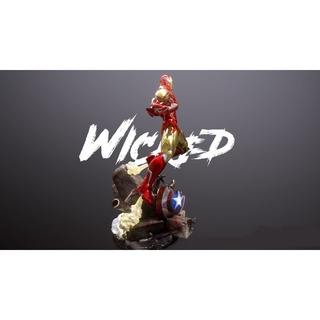 File in 3D Iron Man And The Shield - Marvel