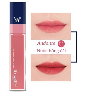 Son Kem Lì It's Well Plus Lip Velvet Semi Matte