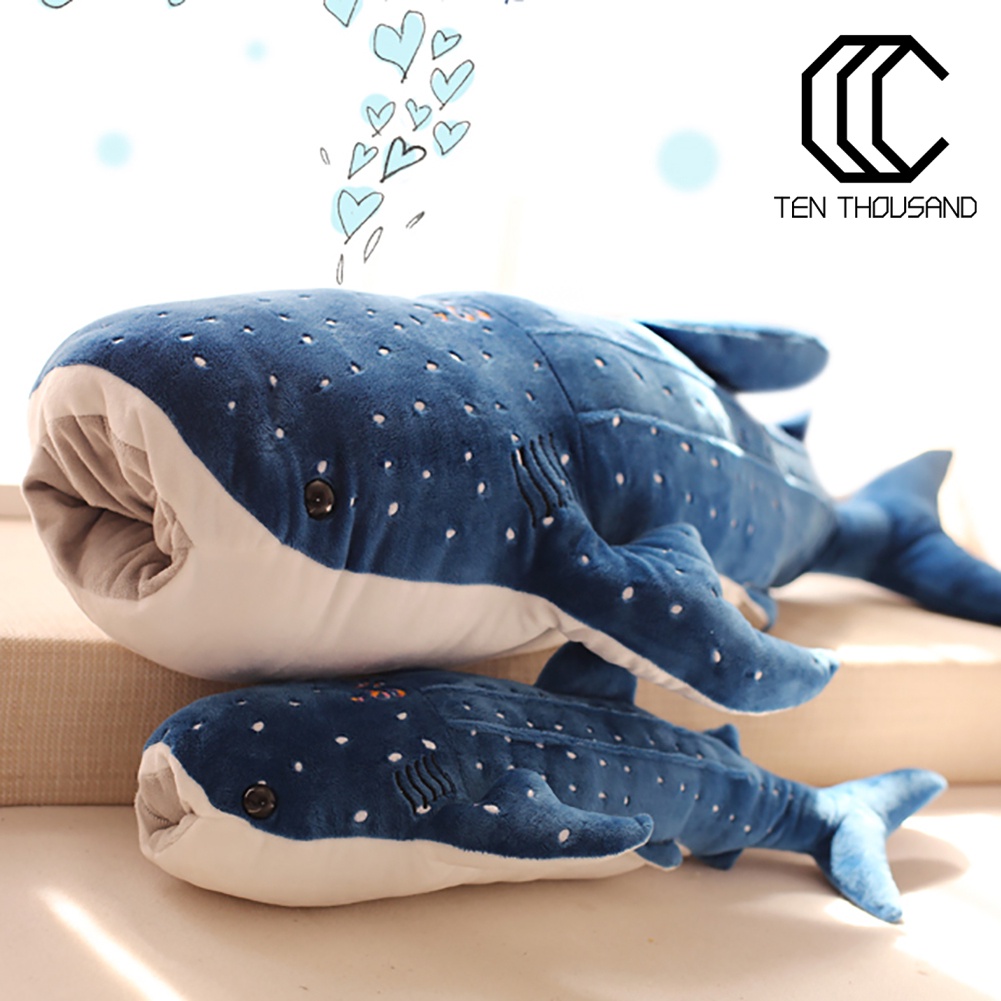 Thú nhồi bông hình cá mập/cá voi dễ thương cho bé