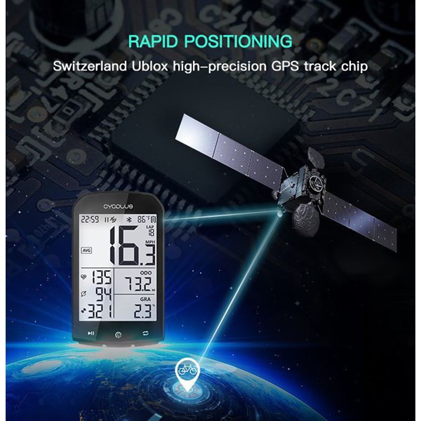 Đồng hồ GPS CYCPLUS M1 Siêu phẩm đồng hồ tốc độ không cần senso