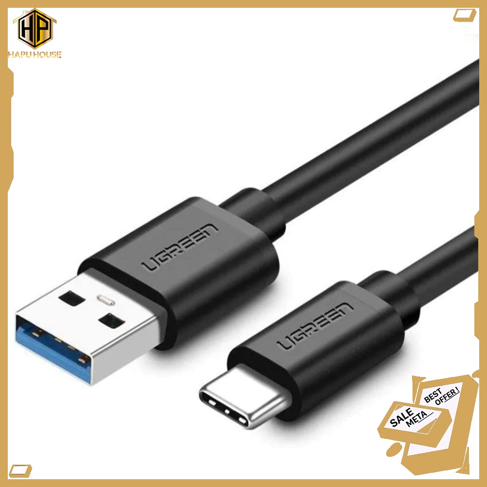 Cáp USB Type C to USB 3.0 Ugreen 20882 20883 20884 - Cáp sạc chính hãng - Hapuhouse