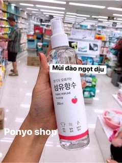 Nuoc xịt thơm quần áo