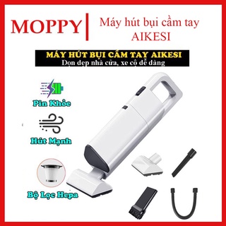 Máy hút bụi cầm tay không dây AIKESI model AKS-8001C công suất 12W - Máy hút bụi cầm tay mini lực hút 3500Pa siêu mạnh