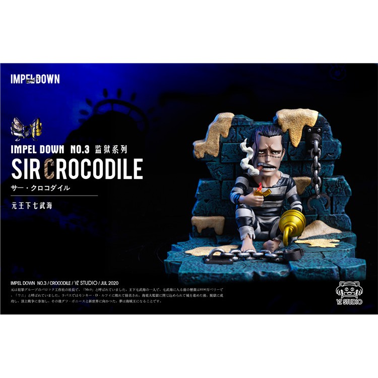 Mô hình One Piece Resin chính hãng -  Crocodile Yz Studio