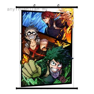 Tranh vải treo tường trang trí hình nhân vật hoạt hình My Hero Academia