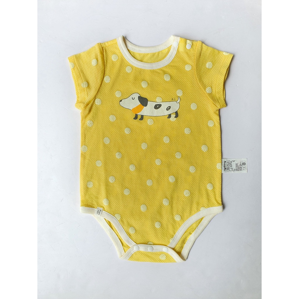 MOB1909 Body lỗ xanh-vàng chú cún