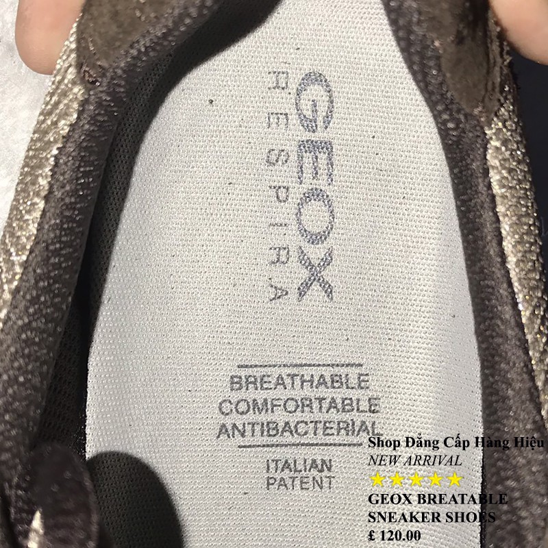 Giày Geox màu nâu