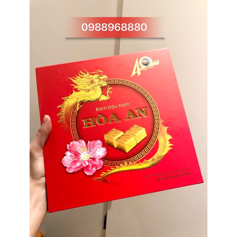 Bánh đậu xanh Hoà An - Hộp Như Ý 600g