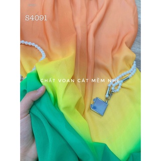 ĐẦM MAXI LOANG MÀU CỘT EO