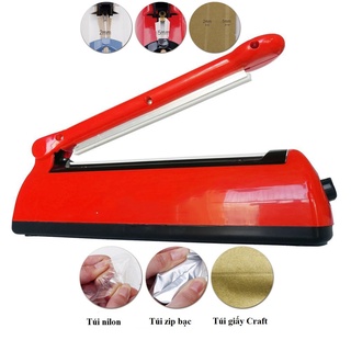 Máy hàn miệng túi nilon dập tay PFS 20cmx5mm