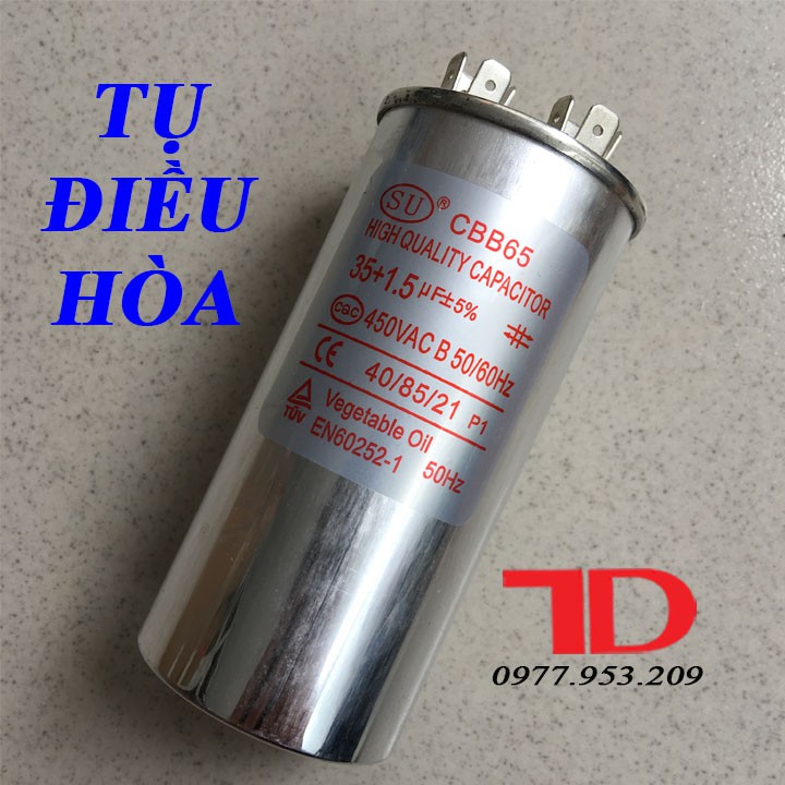 Tụ điều hòa, CAPA 35uF + 1.5mF