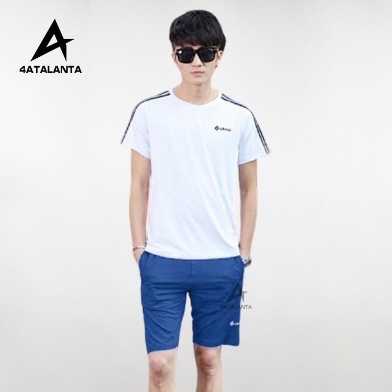 Bộ quần áo thể thao nam thun lạnh  4AT - BTT - 210 năng động – TEXT NGANG NGỰC – 4ATALANTA | BigBuy360 - bigbuy360.vn