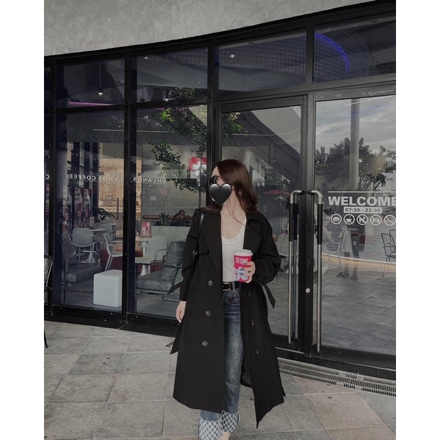 Áo Khoác Măng Tô Dáng Dài L1