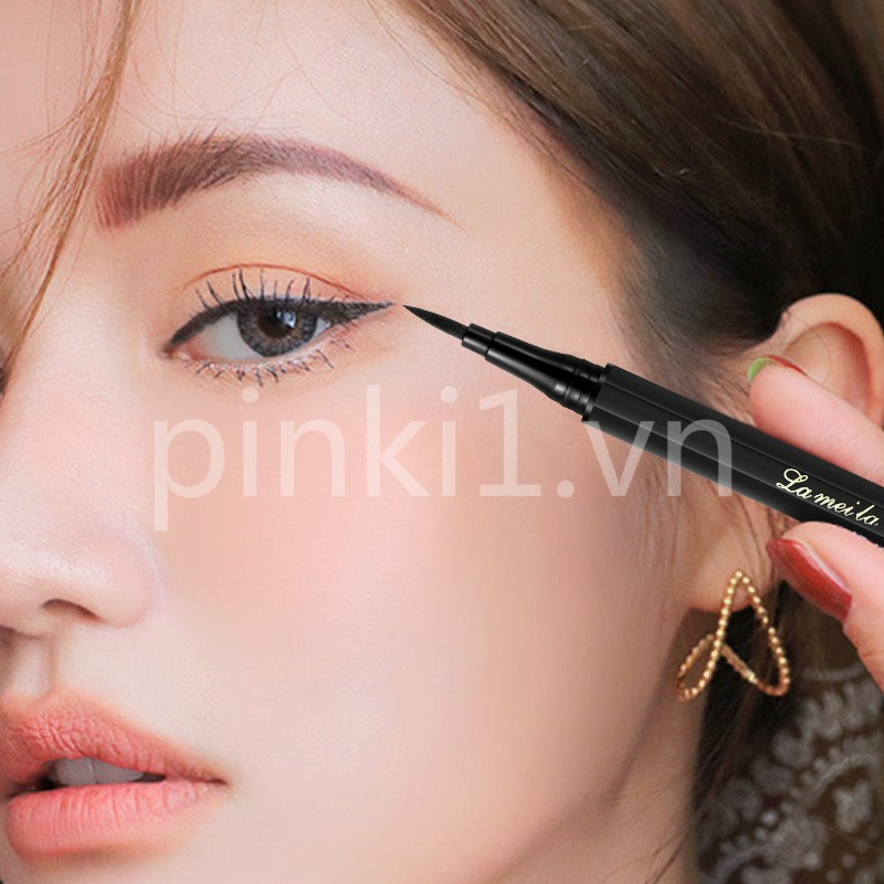 (Hàng Mới Về) Bút Kẻ Mắt Màu Đen Chống Thấm Nước Và Mồ Hôi Lâu Trôi Không Nhòe