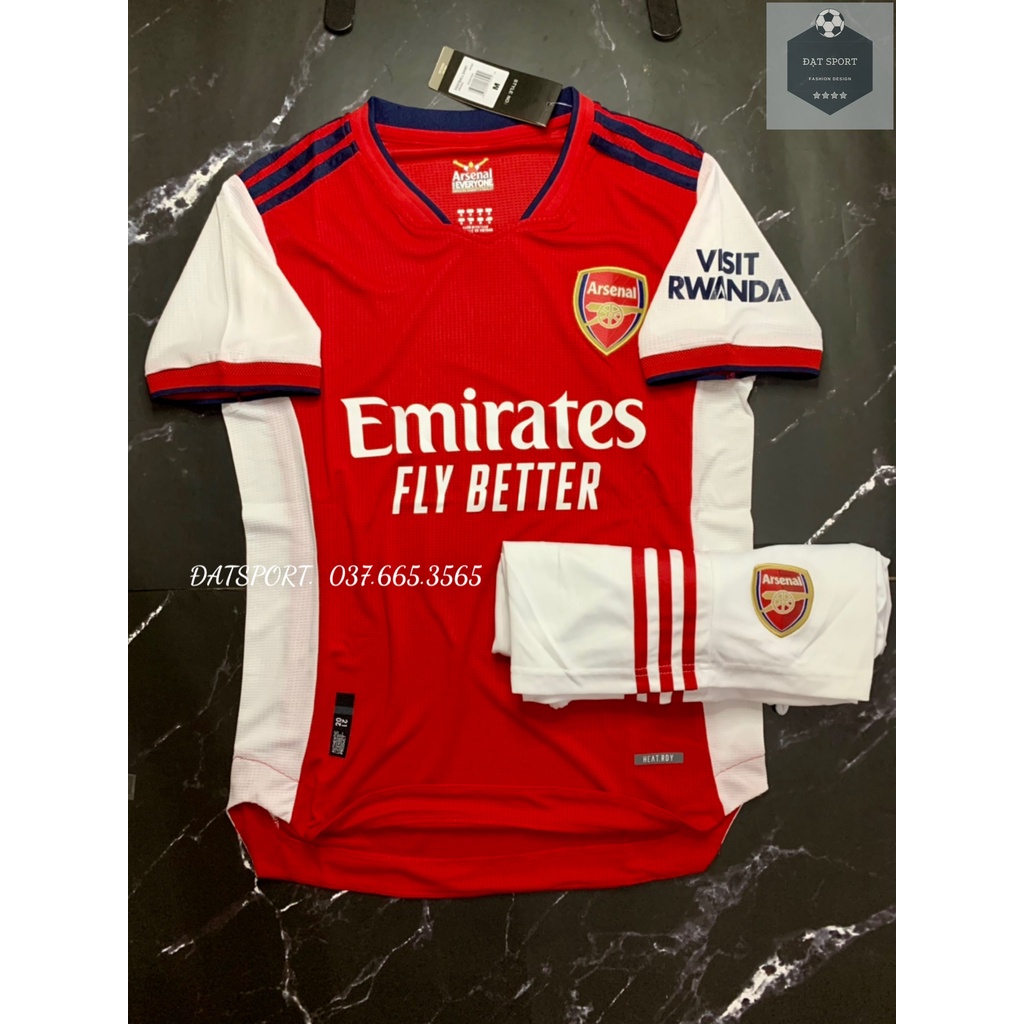 Áo Đấu ARSENAL 2021/22 ⚡FREESHIP⚡ Bộ Quần Áo Bóng Đá Arsenal Mùa 2021/22 Hàng Gai Thái Cao Cấp  - Cam kết 100% Y Hình