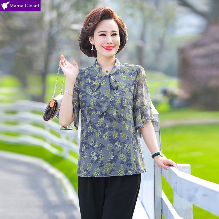 #D108 SALE SIÊU RẺ, HOT 2021 ÁO VOAN CỔ NƠ , ÁO CHO MẸ, ÁO NỮ TRUNG NIÊN MÙA HÈ, VẢI THOÁNG MÁT, SANG TRỌNG QUÝ PHÁI