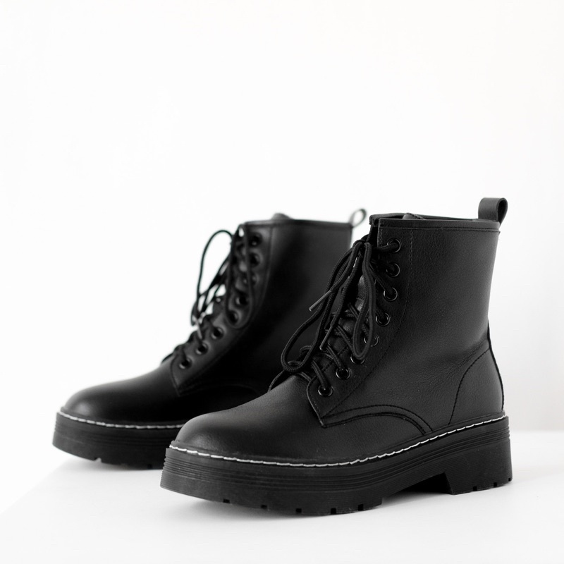 [JOIEHOME] Combat boots cột dây hàng nội địa