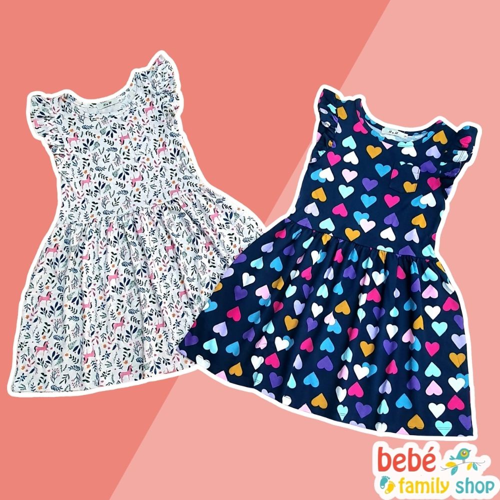 Váy cho bé gái Đầm thun trẻ em size Đại mùa hè chất cotton hoa nhí đẹp xinh dễ thương cho bé 20kg đến 40kg tuổi - VHD