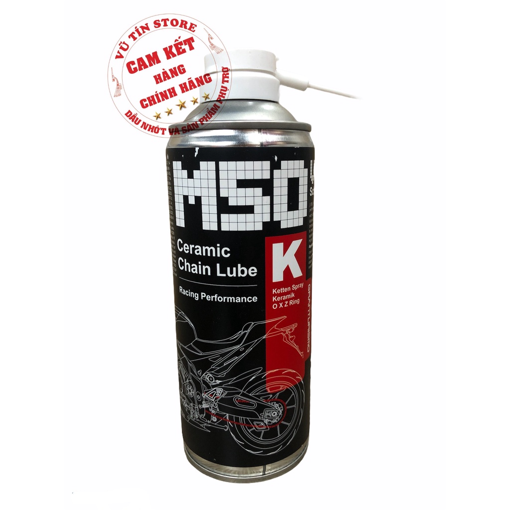 Xịt dưỡng sên VOLTRONIC M50K CERAMIC CHAIN LUBE 400ML