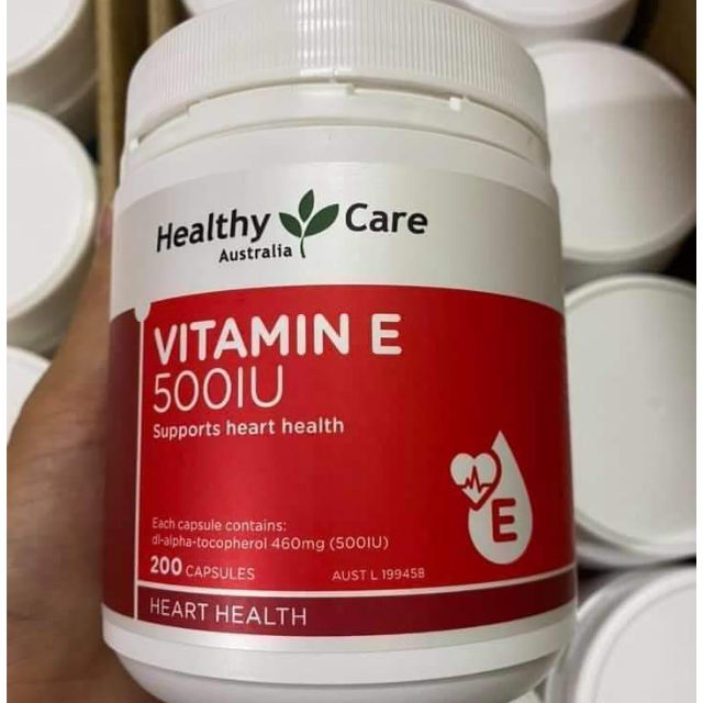 VẺ ĐẸP TỪ TRONG RA NGOÀI VITAMIN E HEALTHY CARE 500IU ÚC