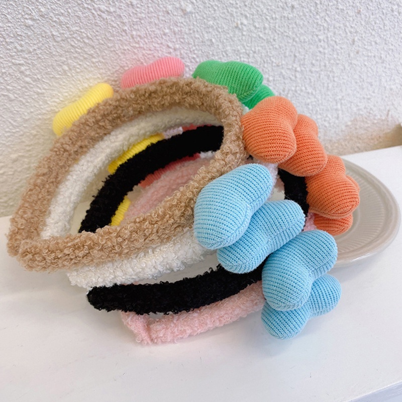 Flgo Băng Đô Trái Tim Bằng Lông Nhung Màu Kẹo Ngọt Trang Trí Tiệc Tùng / Lễ Hội