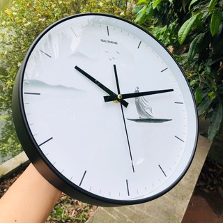 [Ảnh Thật] - bán - [Hàng Thật] Đồng hồ treo tường CAO CẤP [BA4] phong cách Bắc Âu 30x30cm