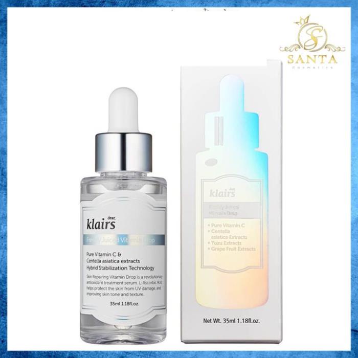 Serum Klairs Freshly Juiced Vitamin Drop 35ml dưỡng sáng da mờ thâm | BigBuy360 - bigbuy360.vn