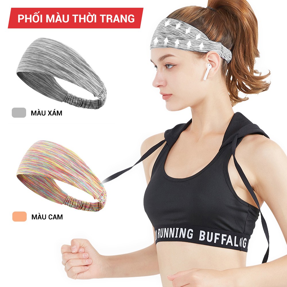 Băng đô thể thao, chạy bộ co giãn, đàn hồi GoodFit GF07RA _LEMA SPORT