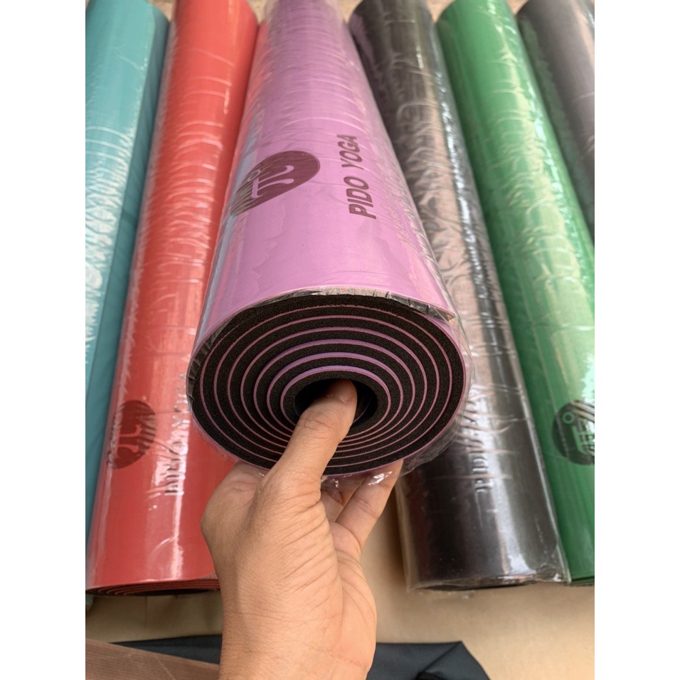Thảm Tập Yoga Pido định tuyến PU Cao Cấp Chính Hãng