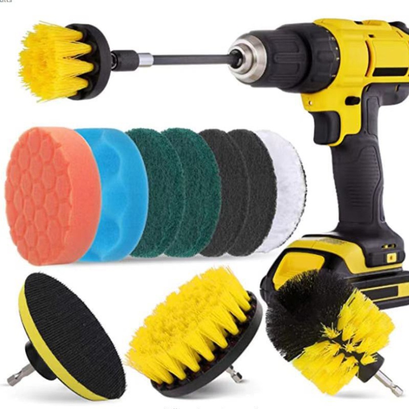 Set 12 Cọ Vệ Sinh Xe Ô Tô Đa Năng Tiện Dụng