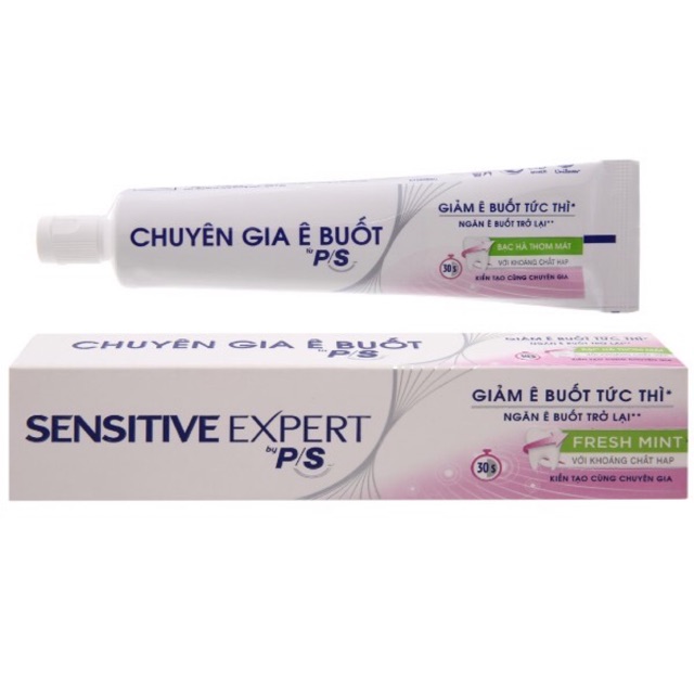 Trợ giá kem đánh răng PS sensitive expert giảm ê buốt