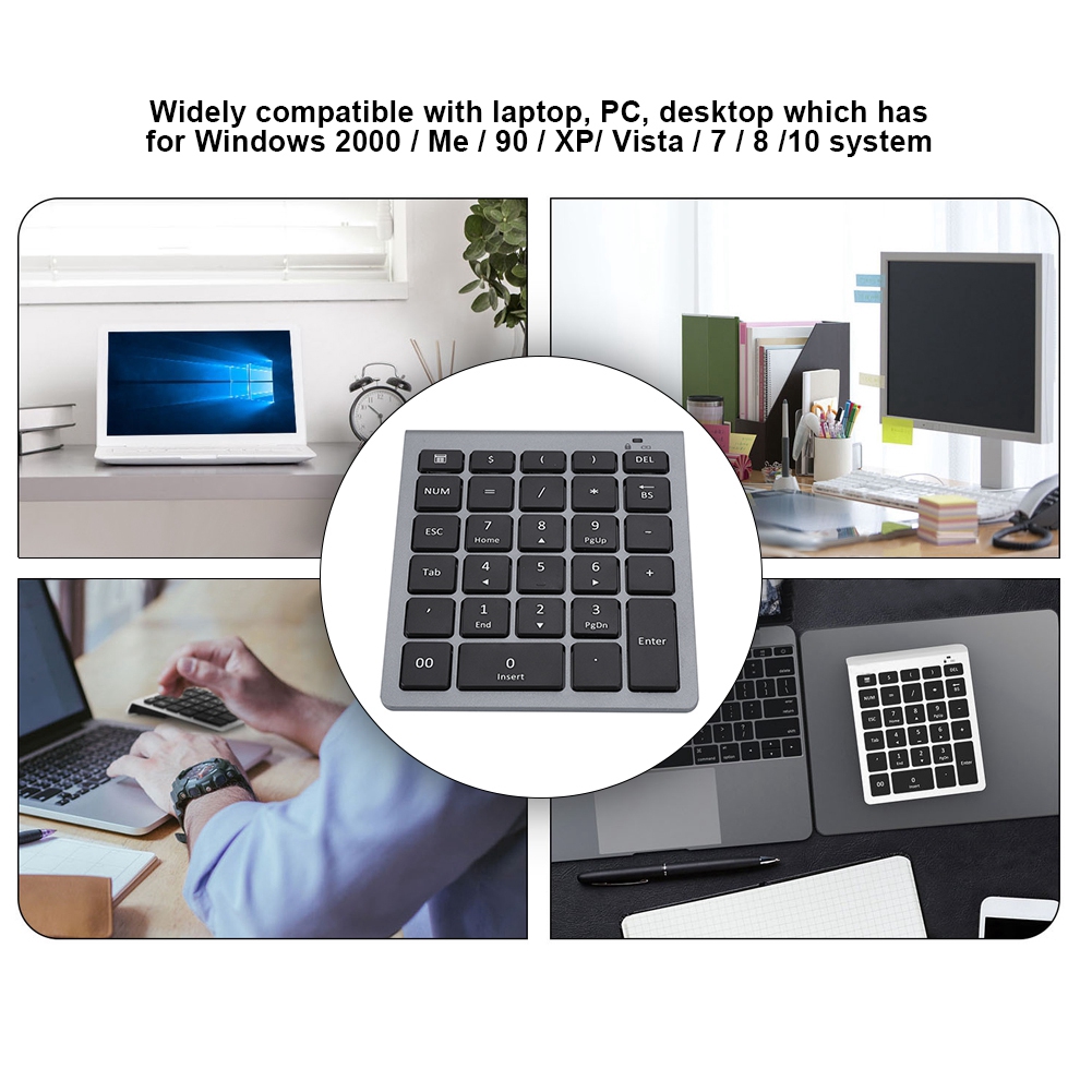 [Ready Stock]Bàn phím số mini 28 phím 2.4G không dây | BigBuy360 - bigbuy360.vn