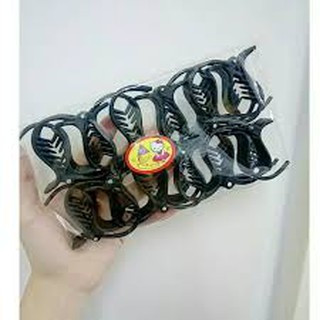 Kẹp Tóc Càng Cua 5 Răng, 3 Răng ( Đen + Nâu + Trong Suốt)