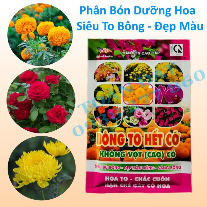 Phân Bón Lá Bông To Hết Cở. Siêu Dưỡng Bông Chuyên Dùng Cho Kiểng.