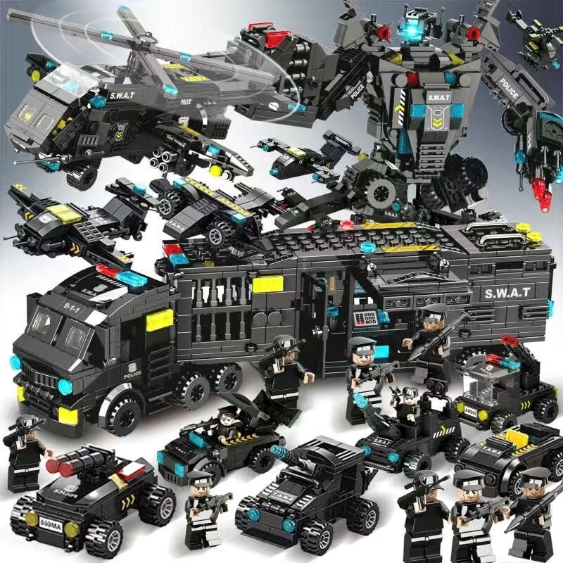 Đồ Chơi Lego Lắp Ráp Máy Bay Quân Đội Cỡ Lớn Cho Bé Trai