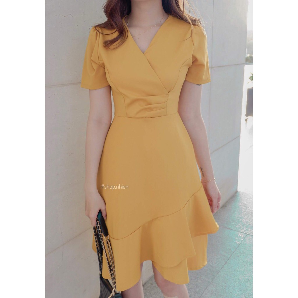 [Mã FATHANG5 giảm 10K đơn 50K] Váy Nữ Mango Hàn Quốc Đuôi Cá _Nhienvintage AD438 | BigBuy360 - bigbuy360.vn