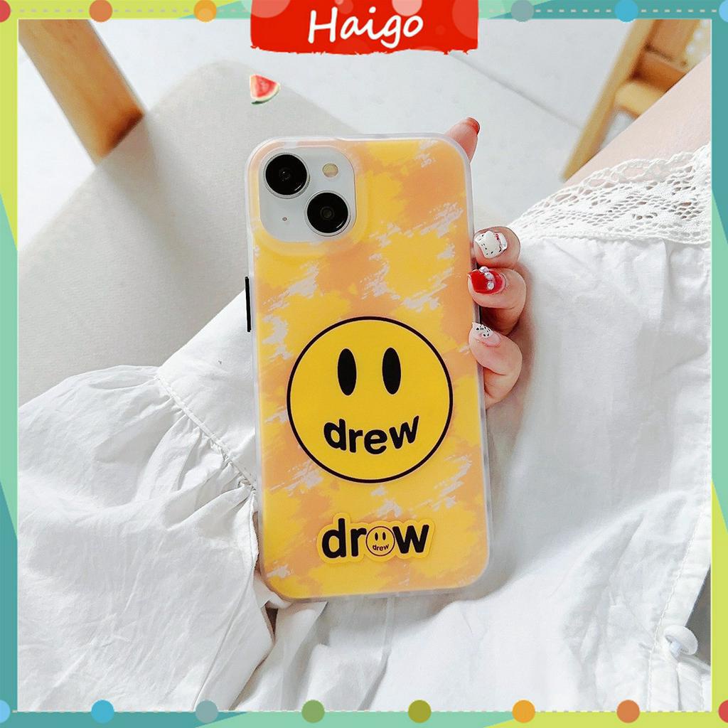 Ốp Điện Thoại Nhựa Cứng In DREW Thời Trang Cho iPhone14 13 12 Mini 11 PRO MAX 6 / 6s 7 / 8plus SE2 X / XS XR XSMAX #Hg5886