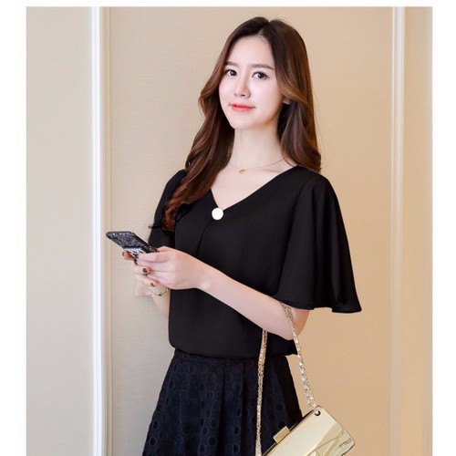 Áo Kiểu Tay Loe Cindy