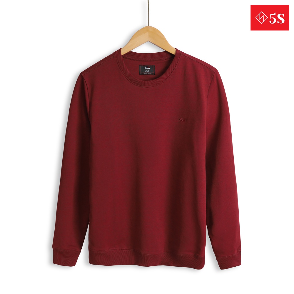 Áo Nỉ Nam 5S Dài Tay Cổ Tròn (8 màu), Chất Cotton USA Cao Cấp, Nhiều Màu, Co Giãn, Bền Màu, Không Bai Giãn (ANI21013-01) | BigBuy360 - bigbuy360.vn
