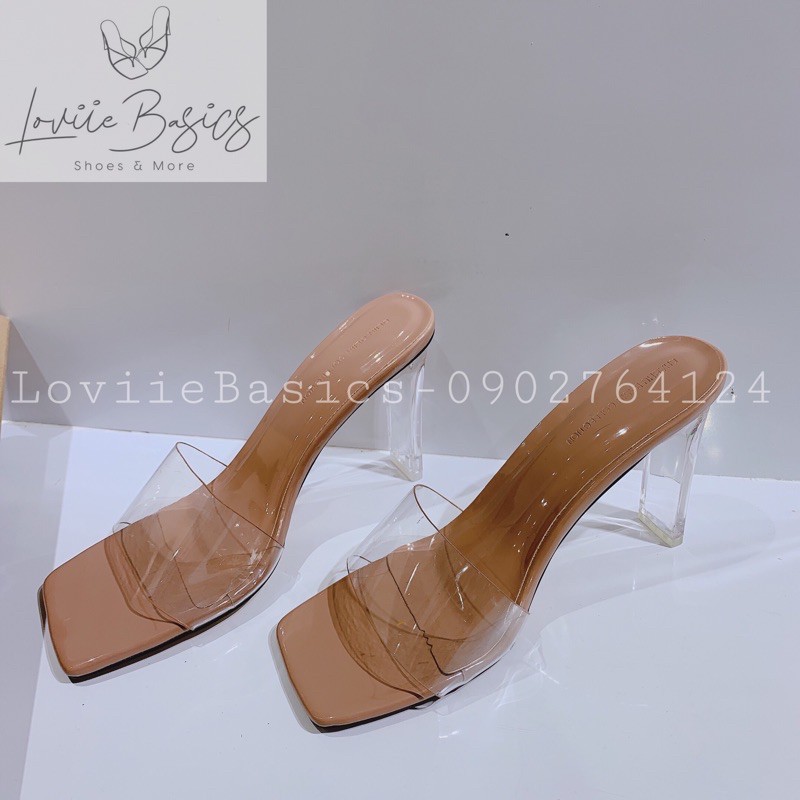 DÉP GUỐC NỮ LOVIIEBASICS - GUỐC CAO GÓT QUAI TRONG 9 PHÂN - GUỐC NỮ DÉP CAO GÓT 9CM - GUỐC QUAI TRONG 9 PHÂN D210110