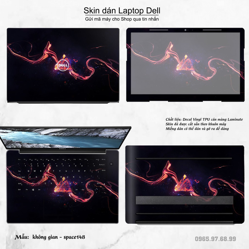 Skin dán Laptop Dell in hình không gian nhiều mẫu 25 (inbox mã máy cho Shop)